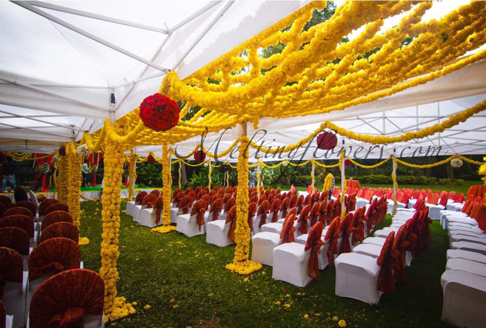 Plan Outdoor Wedding Decoration For A Blooming Start Of Life