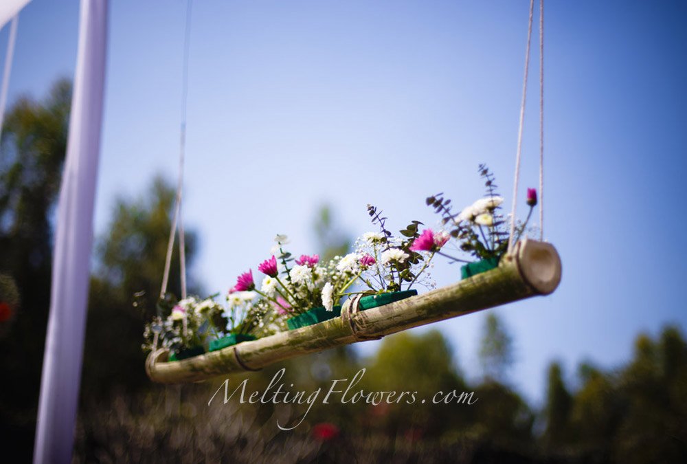 Ikebana Themed Wedding Decor