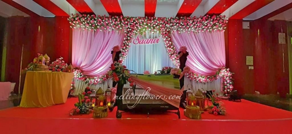 Stage Ornament For The Naming Ceremony Wedding Ceremony