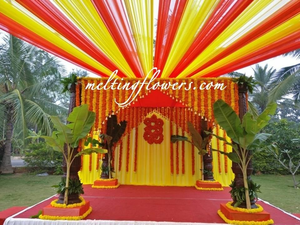 Delightfully Colorful Pre-Wedding Decorations