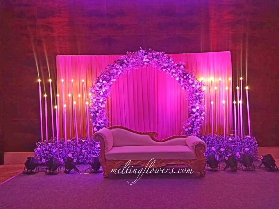 Minimal Stage Decoration Ideas Wedding Decorations Flower Decoration Marriage Decoration Melting Flowers Blog