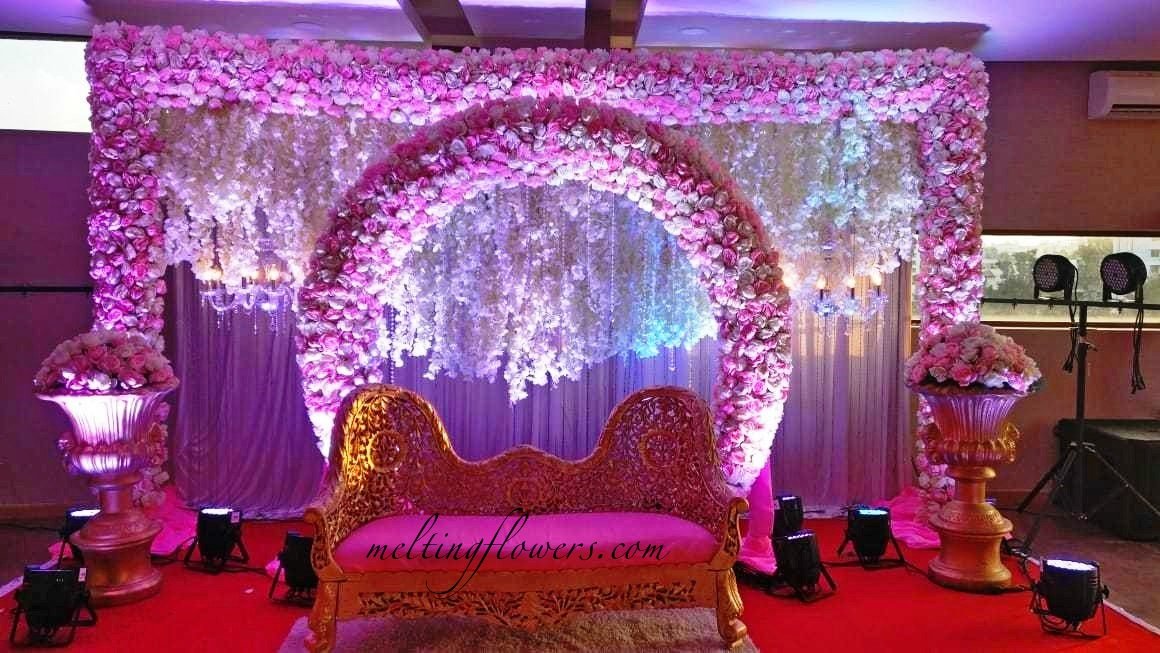 Floral Backdrops For Chennai Weddings