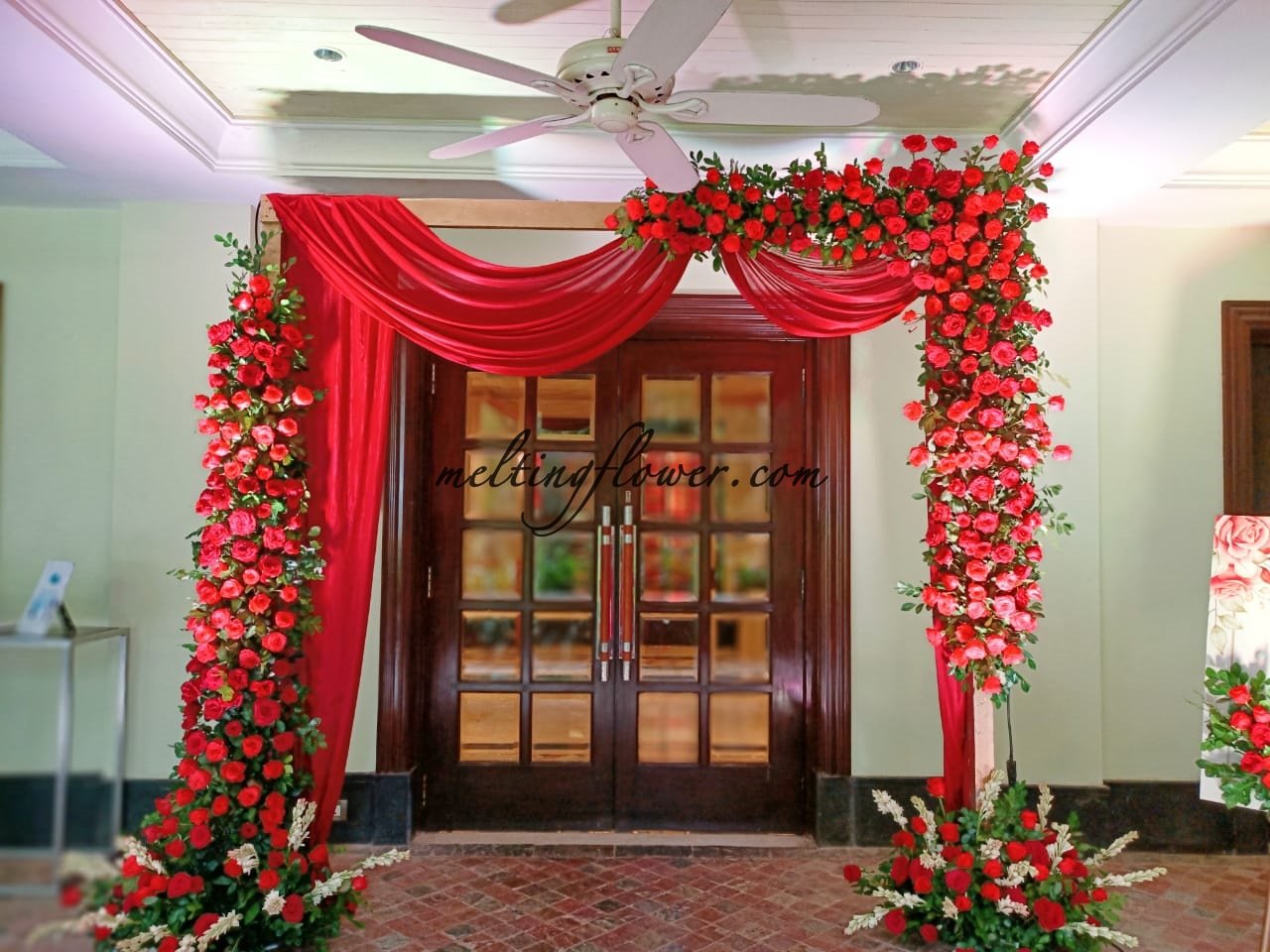 entrance decoration | Wedding Decorations, Flower Decoration, Marriage ...