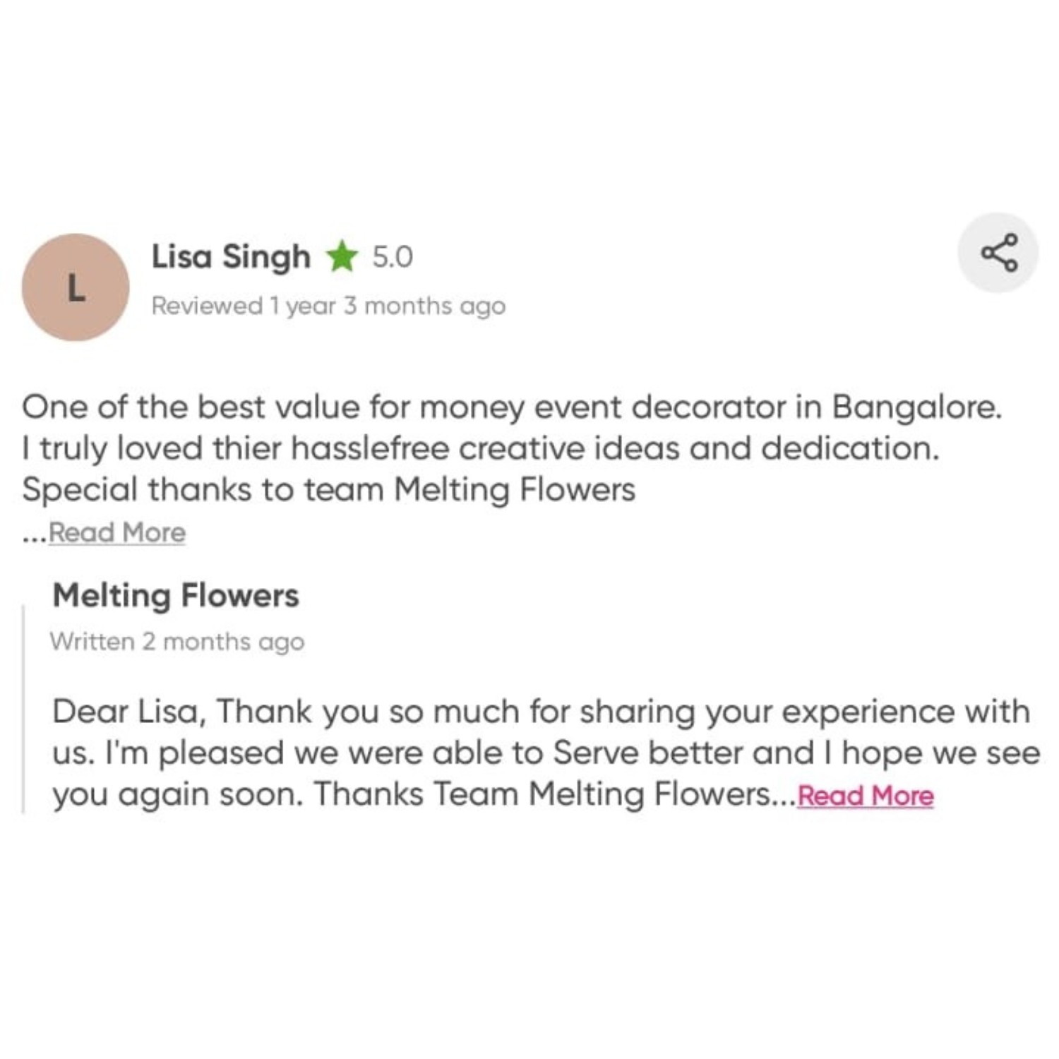 Paper flowers and organza flowers in bangalore (@mesmericraft